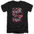SUPERMAN/SAVE US ALL - S/S ADULT V-NECK 30/1 - BLACK
