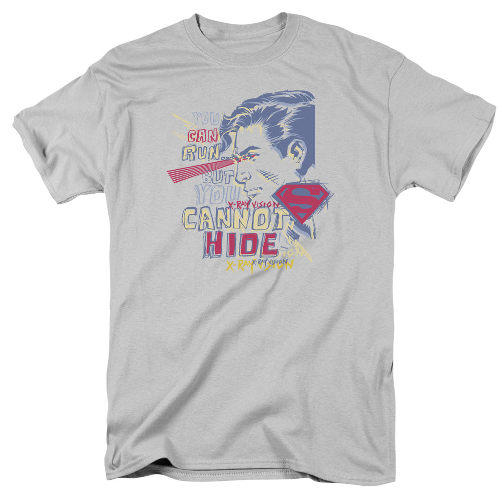 SUPERMAN/YOU CAN RUN - S/S ADULT 18/1 - SILVER