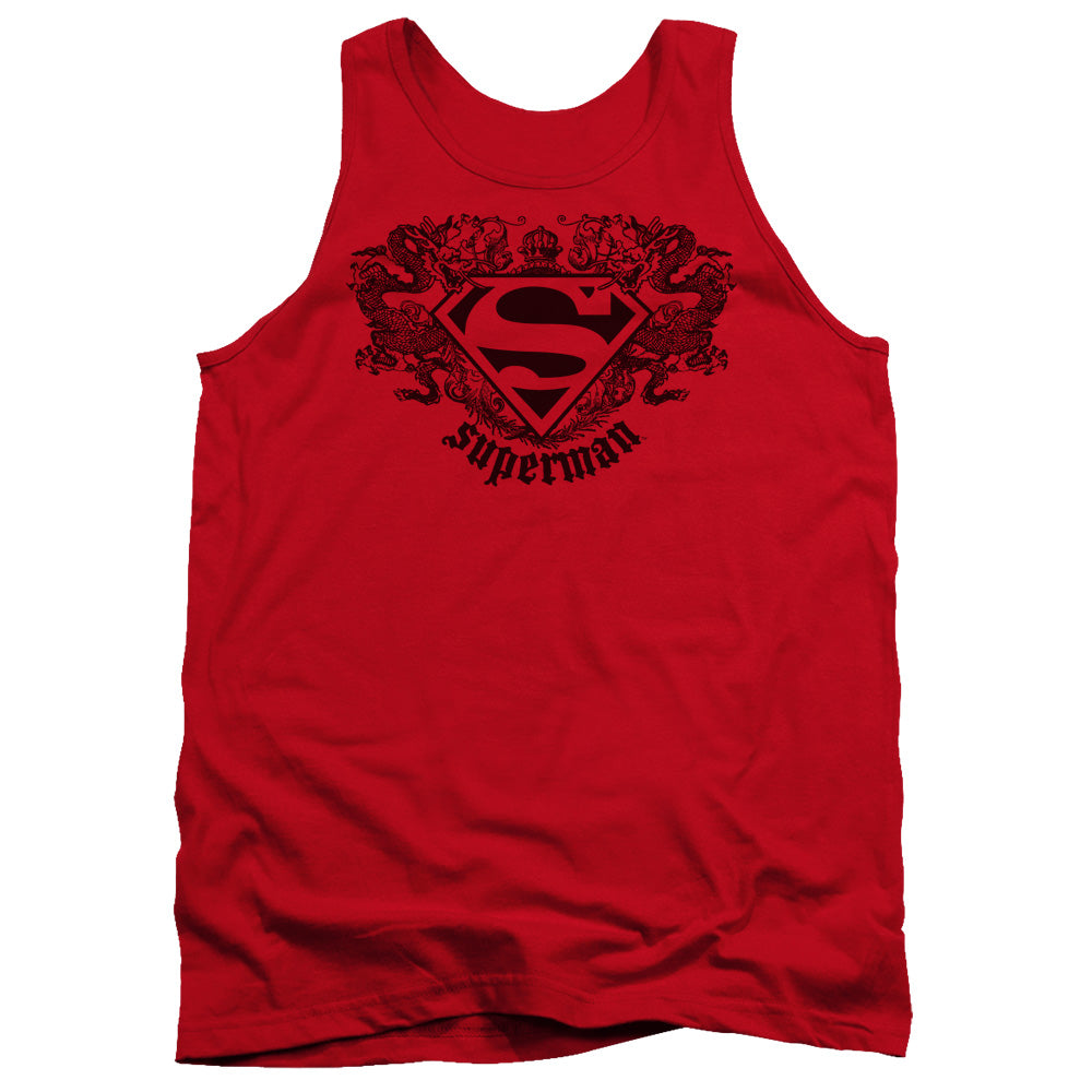 SUPERMAN/SUPERMAN DRAGON - ADULT TANK - RED