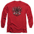 SUPERMAN/ALL HAIL SUPERMAN -  L/S ADULT 18/1  - RED