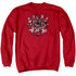 SUPERMAN/ALL HAIL SUPERMAN - ADULT CREWNECK SWEATSHIRT - RED