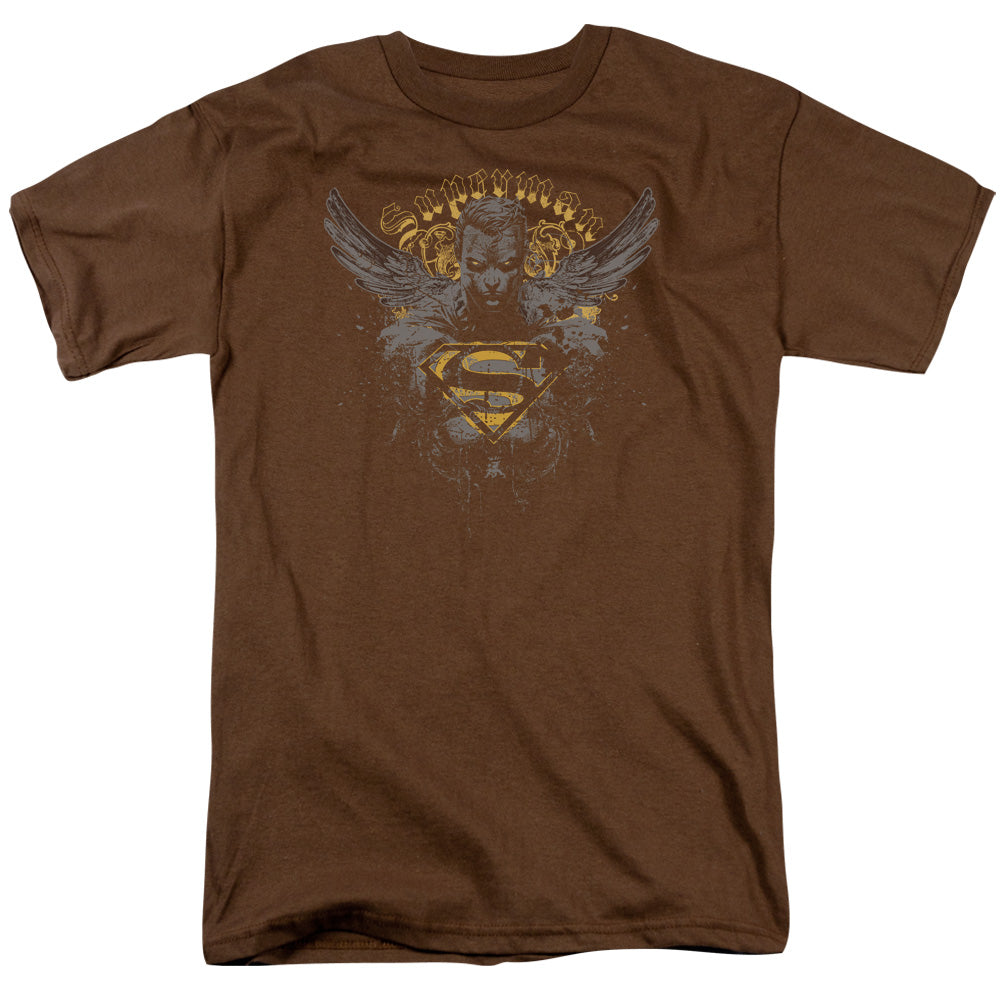 SUPERMAN/STAND YOUR GROUND - S/S ADULT 18/1 - COFFEE