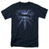 SUPERMAN/GLOWING SHIELD - S/S ADULT 18/1 - NAVY