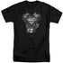 SUPERMAN/V TWIN LOGO - S/S ADULT TALL 18/1 - BLACK