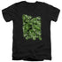 SUPERMAN/METALLO MAYHEM - S/S ADULT V-NECK 30/1 - BLACK