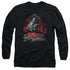 SUPERMAN/MAN OF STEEL - L/S ADULT 18/1 - BLACK