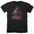 SUPERMAN/MAN OF STEEL - ADULT HEATHER - BLACK