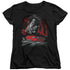 SUPERMAN/MAN OF STEEL - S/S WOMENS TEE - BLACK