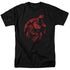 SUPERMAN/SPRAYED SUPES - S/S ADULT 18/1 - BLACK