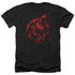 SUPERMAN/SPRAYED SUPES - ADULT HEATHER - BLACK