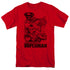 SUPERMAN/BREAKING CHAINS - S/S ADULT 18/1 - RED