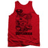 SUPERMAN/BREAKING CHAINS - ADULT TANK - RED
