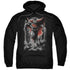 SUPERMAN/ABOVE THE CLOUDS - ADULT PULLOVER HOODIE - BLACK