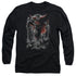 SUPERMAN/ABOVE THE CLOUDS - L/S ADULT 18/1 - BLACK