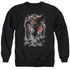 SUPERMAN/ABOVE THE CLOUDS - ADULT CREWNECK SWEATSHIRT - BLACK
