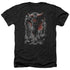 SUPERMAN/ABOVE THE CLOUDS - ADULT HEATHER - BLACK