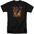 SUPERMAN/THROUGH THE FIRE - S/S ADULT TALL 18/1 - BLACK