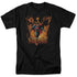 SUPERMAN/THROUGH THE FIRE - S/S ADULT 18/1 - BLACK