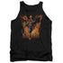 SUPERMAN/THROUGH THE FIRE - ADULT TANK - BLACK