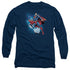 SUPERMAN/CRYSTALLIZE - L/S ADULT 18/1 - NAVY