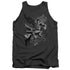 SUPERMAN/FIGHT AND FLIGHT - ADULT TANK - CHARCOAL