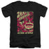 SUPERMAN/METROPOLIS MELTDOWN - S/S ADULT V-NECK 30/1 - BLACK