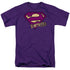 SUPERMAN/BIZARRO SHIELD - S/S ADULT 18/1 - PURPLE