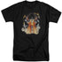 SUPERMAN/COVER 218 - S/S ADULT TALL 18/1 - BLACK