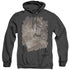SUPERMAN/ACTION #840 COVER - ADULT HEATHER HOODIE - BLACK