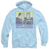 SUPERMAN/MOST LIKELY - ADULT PULLOVER HOODIE - LIGHT BLUE