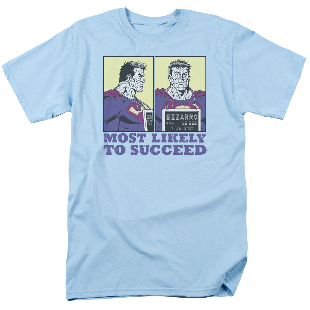 SUPERMAN/MOST LIKELY - S/S ADULT 18/1 - LIGHT BLUE