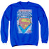 SUPERMAN/LEGENDARY - ADULT CREWNECK SWEATSHIRT - ROYAL BLUE