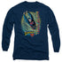 SUPERMAN/BREAKTHROUGH -  L/S ADULT 18/1  - NAVY