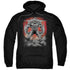 SUPERMAN/DOOMSDAY DUST - ADULT PULLOVER HOODIE - BLACK