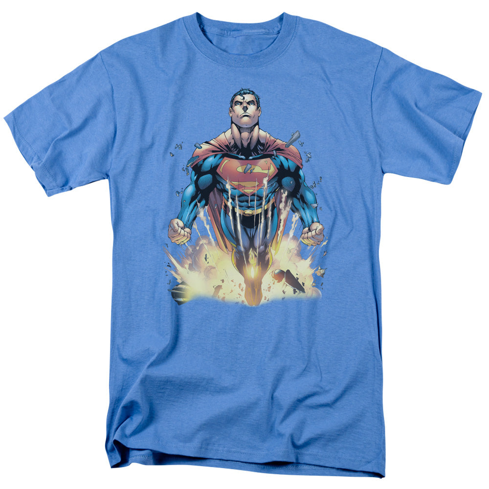 SUPERMAN/#224 COVER - S/S ADULT 18/1 - CAROLINA BLUE