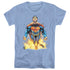 SUPERMAN/#224 COVER - S/S WOMENS TEE - CAROLINA BLUE