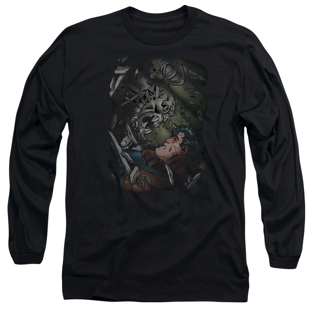 SUPERMAN/EPIC BATTLE -  L/S ADULT 18/1  - BLACK