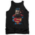 SUPERMAN/DISPLEASED - ADULT TANK - BLACK