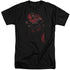 SUPERMAN/RED SON - S/S ADULT TALL 18/1 - BLACK