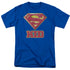 SUPERMAN/SUPER KID - S/S ADULT 18/1 - ROYAL BLUE