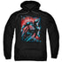 SUPERMAN/RED SUN - ADULT PULLOVER HOODIE - BLACK