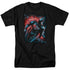 SUPERMAN/RED SUN - S/S ADULT 18/1 - BLACK
