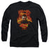 SUPERMAN/MAN ON FIRE - L/S ADULT 18/1 - BLACK