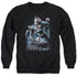 SUPERMAN/NIGHT FIGHT - ADULT CREWNECK SWEATSHIRT - BLACK