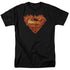 SUPERMAN/HOT METAL - S/S ADULT 18/1  -  BLACK