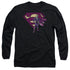 SUPERMAN/BIZARRO & LOGO -  L/S ADULT 18/1  - BLACK