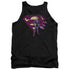 SUPERMAN/BIZARRO & LOGO - ADULT TANK - BLACK