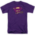 SUPERMAN/BIZARRO LOGO DISTRESSED - S/S ADULT 18/1 - PURPLE
