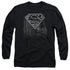 SUPERMAN/SKYLINE - L/S ADULT 18/1 - BLACK