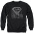 SUPERMAN/SKYLINE - ADULT CREWNECK SWEATSHIRT - BLACK